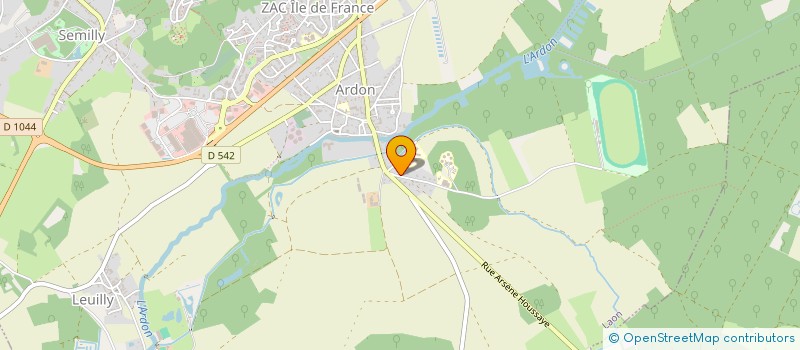 localisation de l'entreprise SILENCE D'OR à LAON