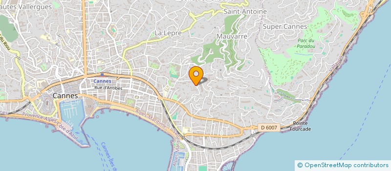 localisation de l'entreprise SILENCE EPHEMERE à CANNES