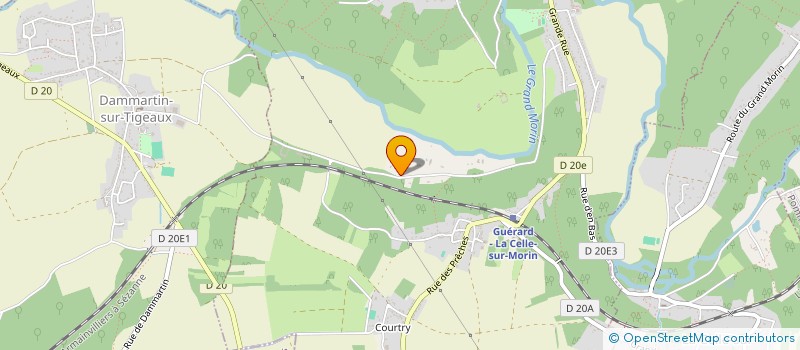 localisation de l'entreprise SILENCE MOVIES PRODUCTION  GUERARD