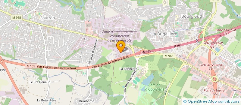 localisation de l'entreprise SILENCIO ACOUSTIQUE à SAINT-HERBLAIN