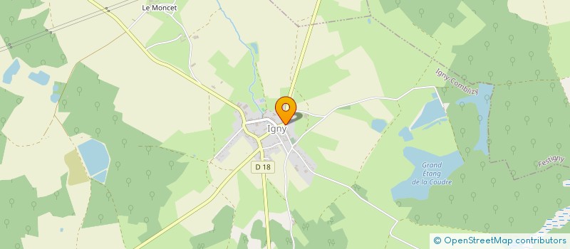 localisation de l'entreprise SILENDOR à IGNY-COMBLIZY