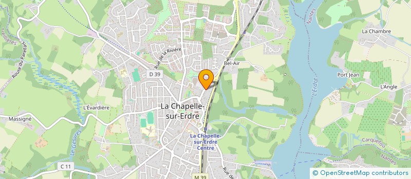 localisation de l'entreprise SILENE à LA CHAPELLE-SUR-ERDRE