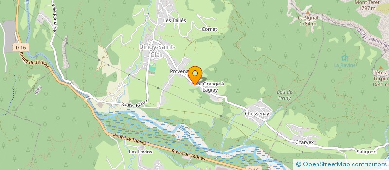 localisation de l'entreprise SILENE HOLDING  DINGY-SAINT-CLAIR