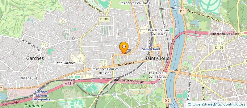 localisation de l'entreprise SILENE PATRIMOINE  SAINT-CLOUD