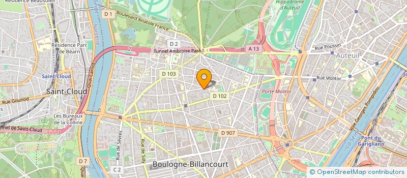localisation de l'entreprise SILENT INDUSTRIES à BOULOGNE-BILLANCOURT