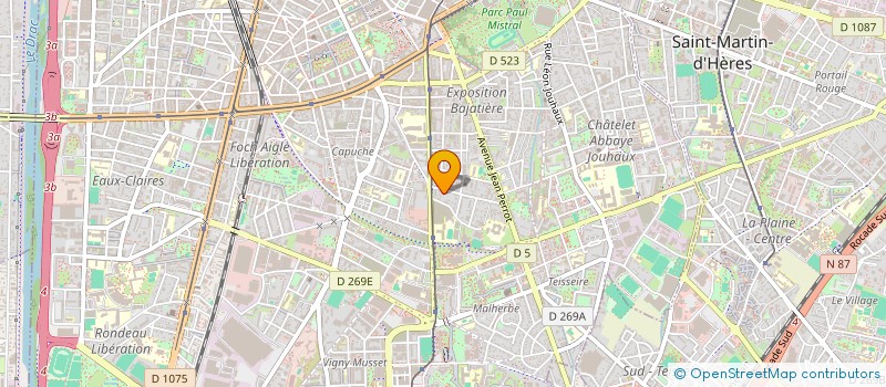 localisation de l'entreprise SILENT WAVES à GRENOBLE