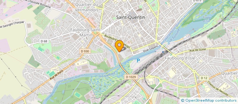 localisation de l'entreprise SILENT WIND à SAINT-QUENTIN