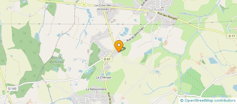 localisation de l'entreprise SILEO à MONTREVAULT-SUR-EVRE