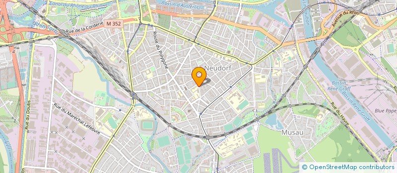 localisation de l'entreprise SILEST à STRASBOURG