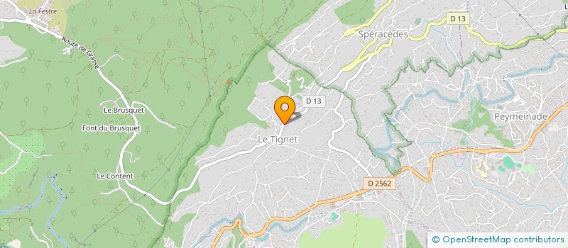localisation de l'entreprise SILEX à LE TIGNET