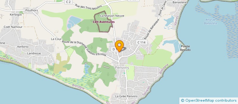 localisation de l'entreprise SILEX à SARZEAU