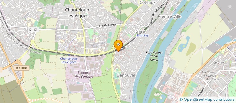 localisation de l'entreprise SILEX  ANDRESY