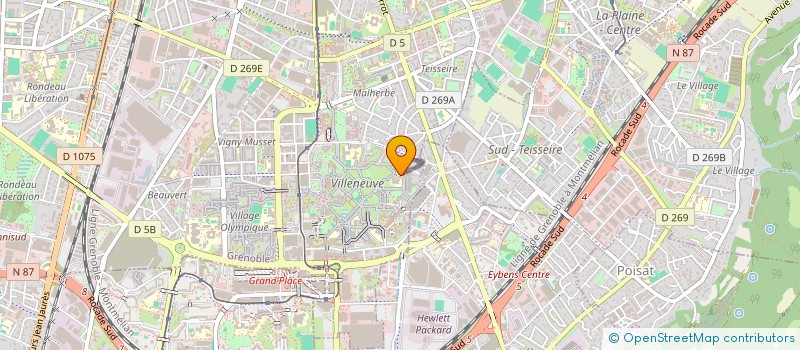 localisation de l'entreprise SILEX  GRENOBLE