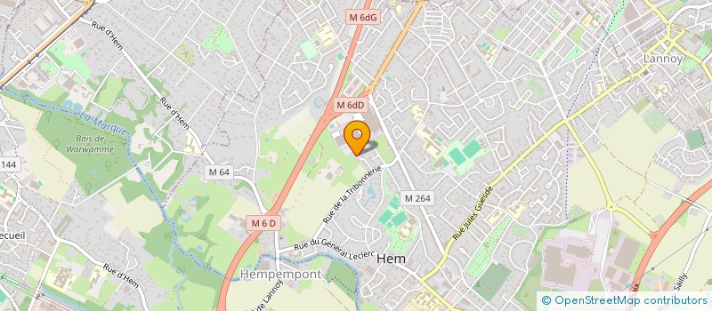 localisation de l'entreprise SILEX à HEM