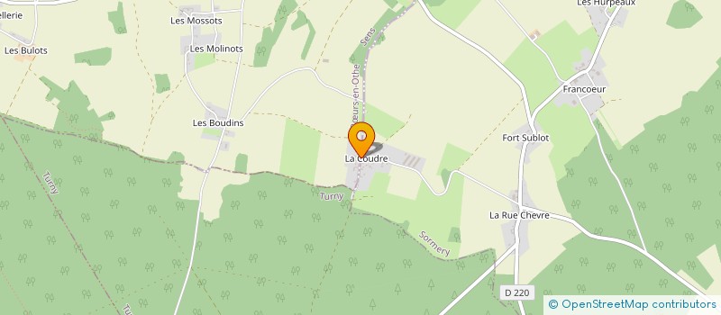 localisation de l'entreprise SILEX  BURS-EN-OTHE