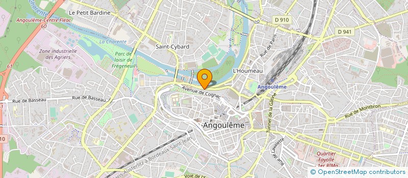 localisation de l'entreprise SILEX ANIMATION à ANGOULEME