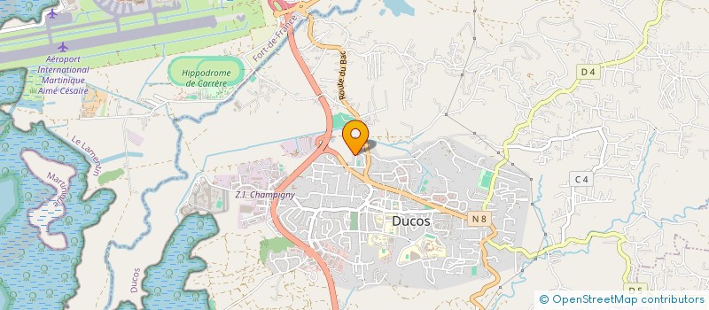 localisation de l'entreprise SILEX CARAIBE  DUCOS