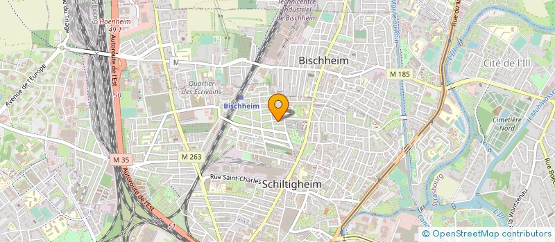 localisation de l'entreprise SILEX INDUSTRIE à SCHILTIGHEIM