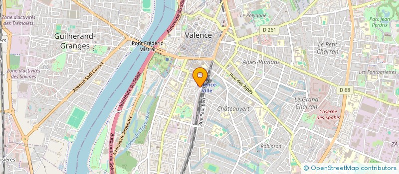 localisation de l'entreprise SILEX SAS à VALENCE
