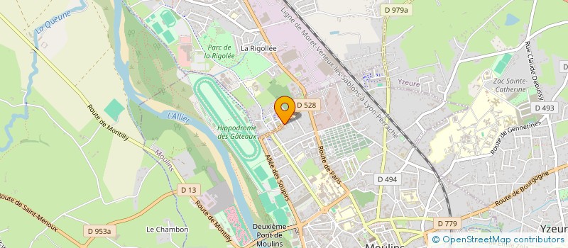 localisation de l'entreprise SILEX03 à MOULINS