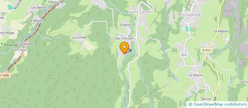 localisation de l'entreprise SILEXIUM  SAINT-CASSIN