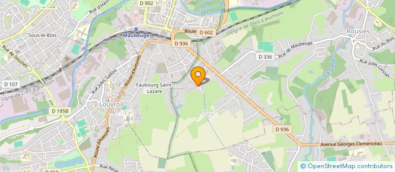 localisation de l'entreprise SILF  ROUSIES