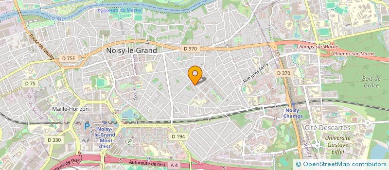 localisation de l'entreprise SILHER à NOISY-LE-GRAND