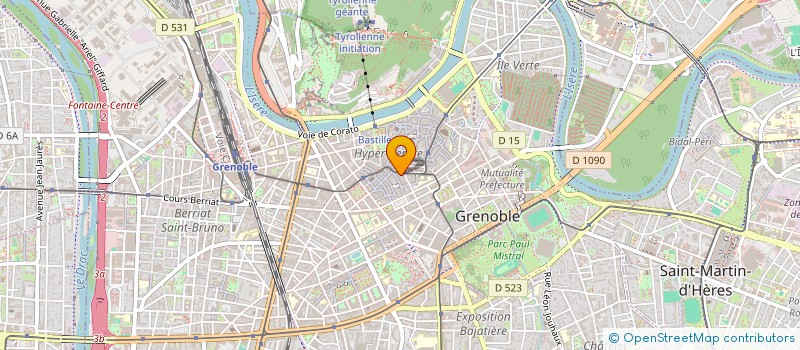 localisation de l'entreprise SILHO DES SONS DES IMAGES DES LIEUX ET..  GRENOBLE