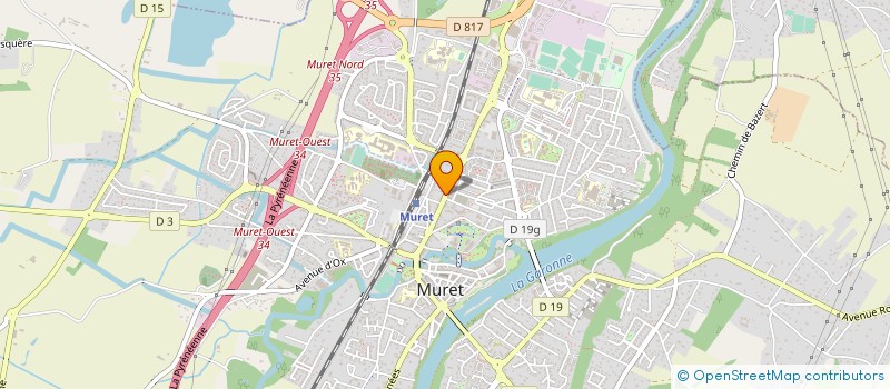 localisation de l'entreprise SILHOUELLE à MURET