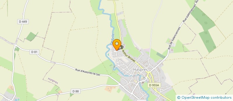 localisation de l'entreprise SILHOUETTE . CLUB DE DOUCHY FORME ET BIEN ETRE  HASPRES