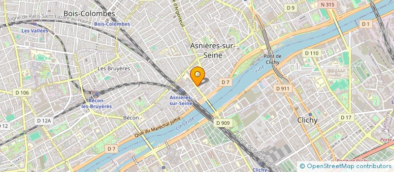 localisation de l'entreprise SILHOUETTE ISLAND à ASNIERES-SUR-SEINE