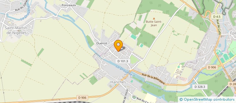 localisation de l'entreprise SILIA à HANCHES