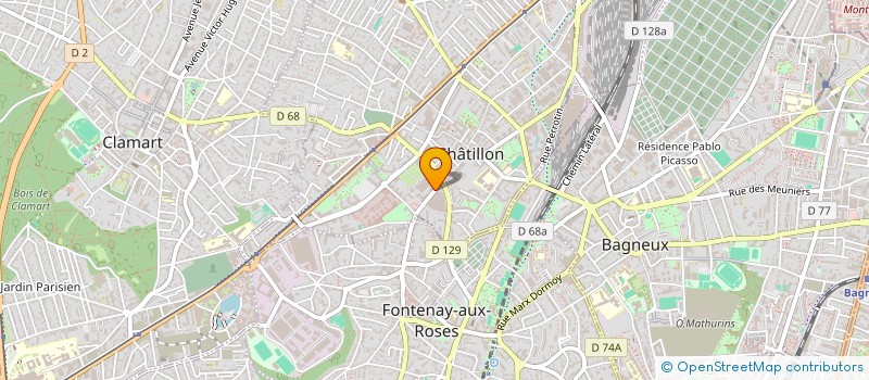 localisation de l'entreprise SILIAN à CHATILLON