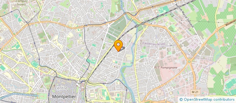 localisation de l'entreprise SILIBILIZ à MONTPELLIER