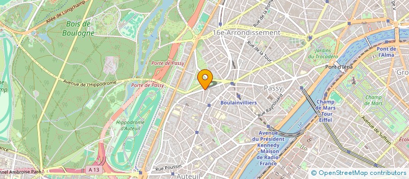 localisation de l'entreprise SILICA à PARIS