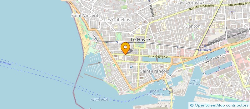 localisation de l'entreprise SILICE à LE HAVRE