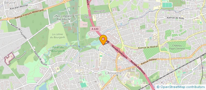 localisation de l'entreprise SILICE  PESSAC