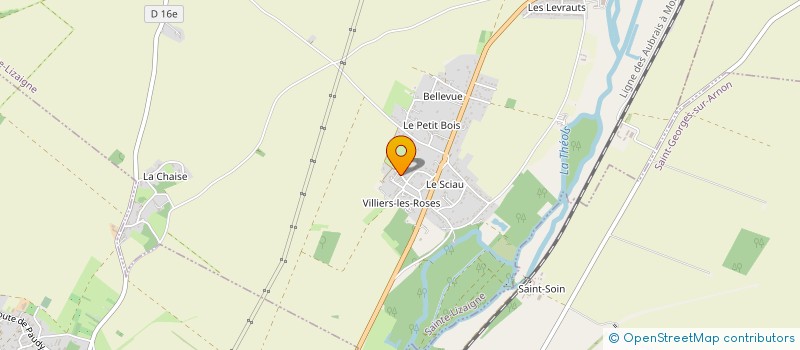 localisation de l'entreprise SILICE ET COMPAGNIE à SAINTE-LIZAIGNE