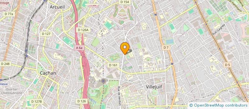 localisation de l'entreprise SILICE I/O  VILLEJUIF