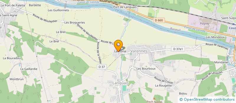 localisation de l'entreprise SILICE - IMMOBILIERE  LALINDE