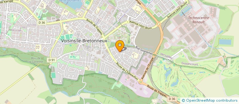 localisation de l'entreprise SILICE-INSURANCE  VOISINS-LE-BRETONNEUX