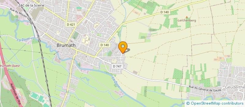 localisation de l'entreprise SILICECO  BRUMATH