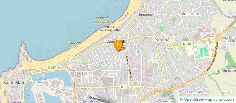 localisation de l'entreprise SILICIUM  SAINT-MALO