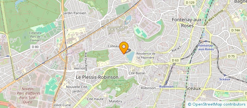 localisation de l'entreprise SILICIUM 92 à LE PLESSIS-ROBINSON