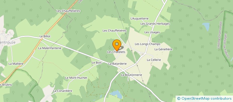 localisation de l'entreprise SILICIUM à L'HOME-CHAMONDOT