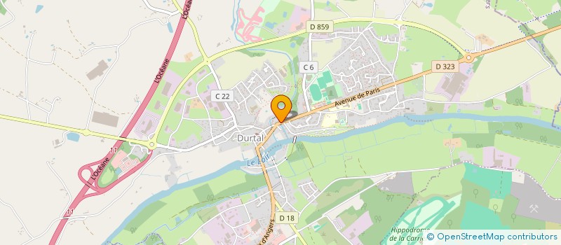 localisation de l'entreprise SILICON BLADE  DURTAL