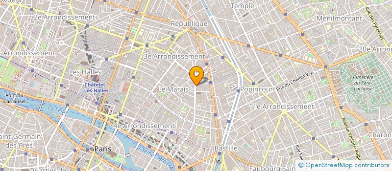 localisation de l'entreprise SILICON MEDIA GROUP à PARIS