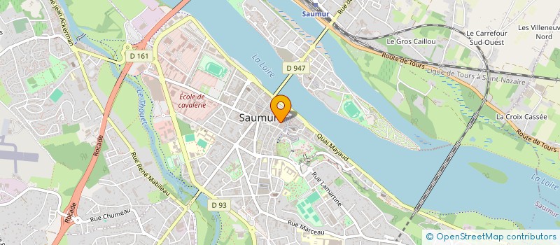 localisation de l'entreprise SILICON MICRO à SAUMUR