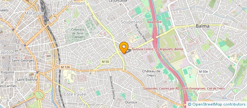 localisation de l'entreprise SILICOOP à TOULOUSE
