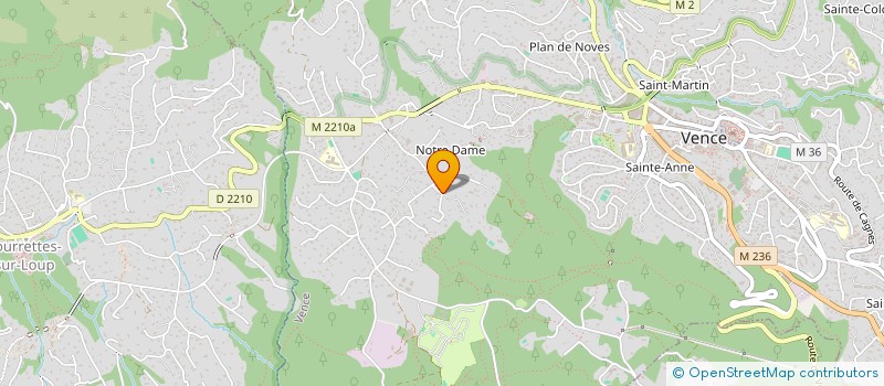 localisation de l'entreprise SILIO TP à VENCE